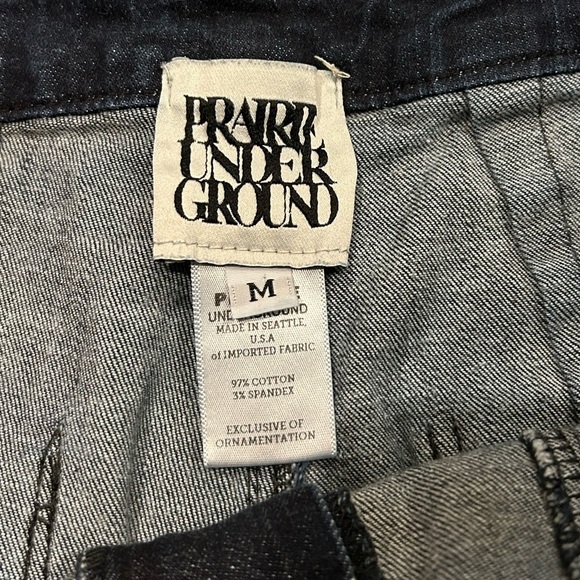 Prairie Underground Wide Leg Jeans Women’s Size Medium Cotton Blend made in USA - Picture 4 of 8